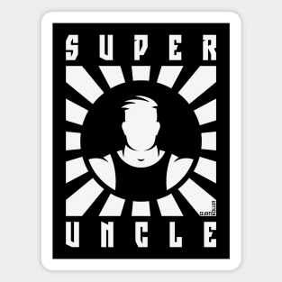 Super Uncle (Rays / White) Magnet